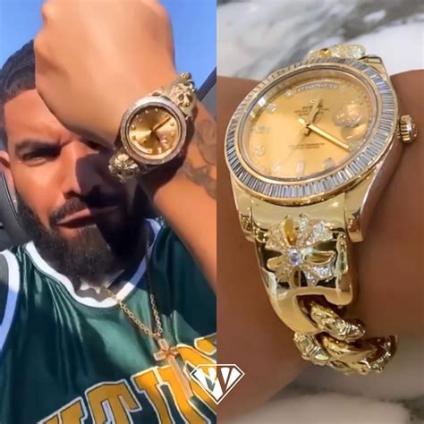 drake and Chrome Hearts Rolex